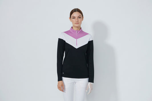 1000572 - Block Long Sleeve Half Neck