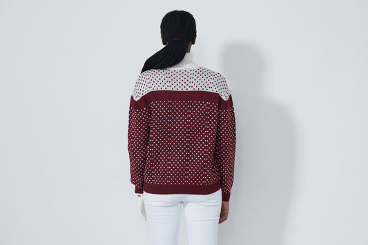 1000622 - Dot Roll-neck Pullover