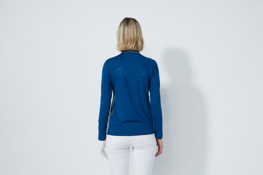 1000626 - Studs Logo Long Sleeve Polo Shirt