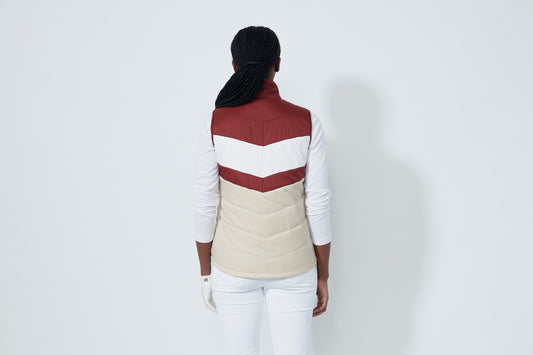 1000648 - Blockstriped Padded Vest