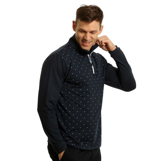 IGTL2283 - Men's Dot Print Thermal Top Layer