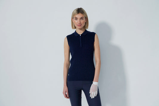1000488 - Madelene Sleeveless Polo Shirt