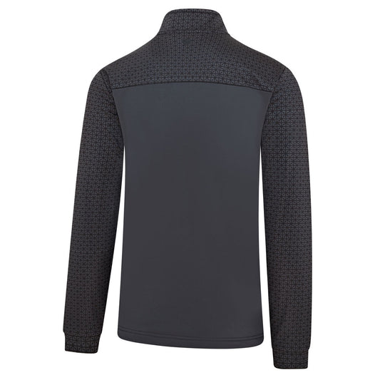 IGTL2376 - Men's Lined & Windproof Printed ¼ Zip Top Layer