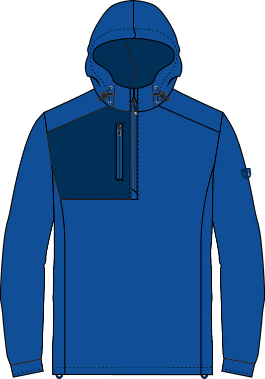 IGTOP2444 - Men’s ¼ Zip Colour Block Hoody