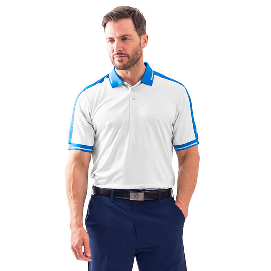 IGTS2340 - Men's Contrast Panel Golf Polo Shirt