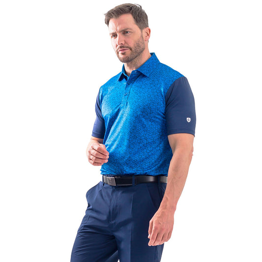 IGTS2344 - Men's All Over Print Golf Polo Shirt