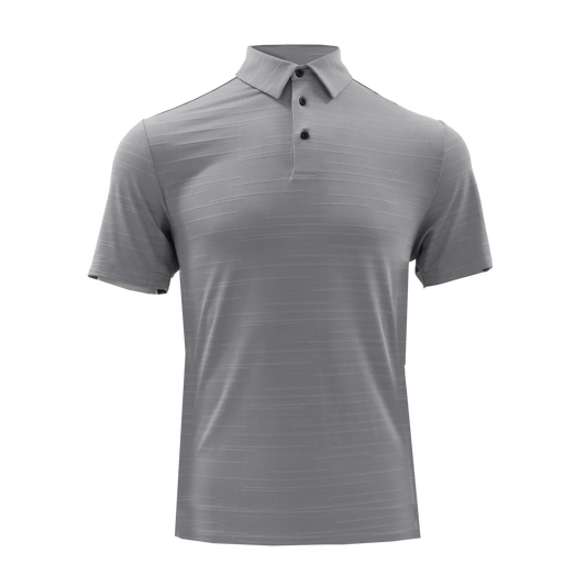IGTS2408 - Men's Jacquard Knit Polo Shirt