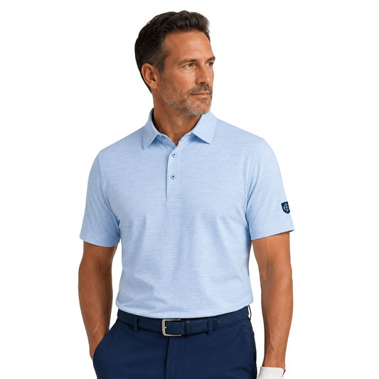 IGTS2463 - Men's Wave Jacquard Polo Shirt