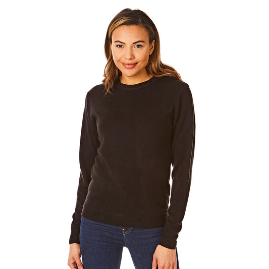 LSLKNT454 - Ladies Crew Neck Supersoft Knit Jumper