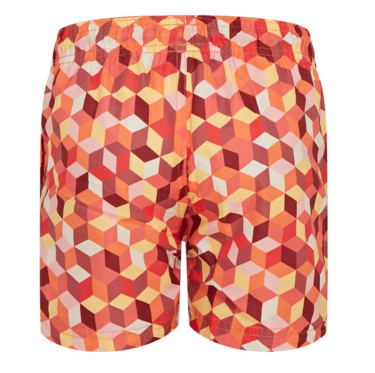 RCJSHO801 - Boys Geometric Print Swim Shorts