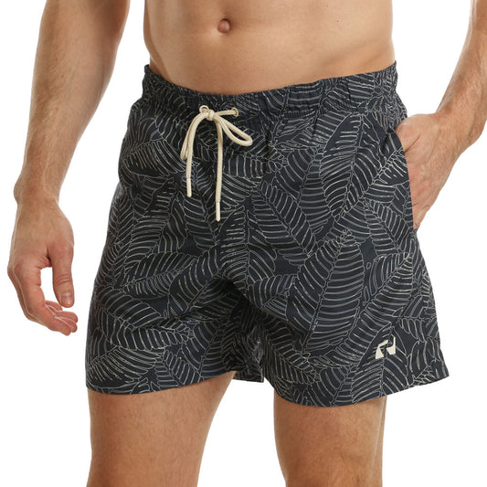 RCSHO795 - Men's Leaf Print Swim Shorts