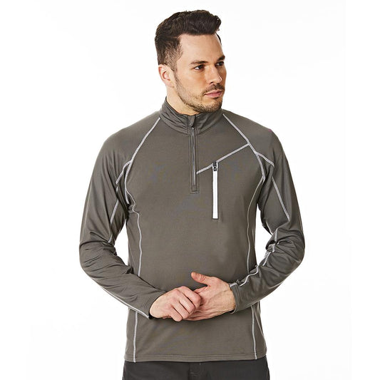 UPMID1721 - Mens Zip Neck Mid Layer