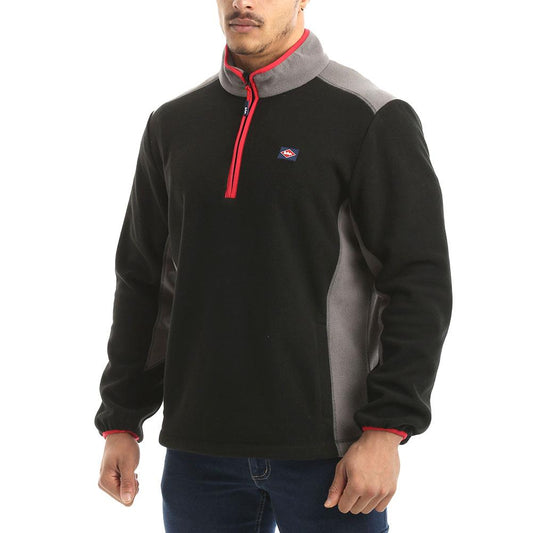 LCTOP303 - Men's Half Zip Fleece Top