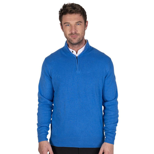 IGKNT2125 - Men's Thermal Quarter Zip Knit Jumper