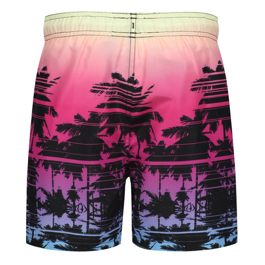 RCJSHO774 - Boys Palm Print Swimming Shorts