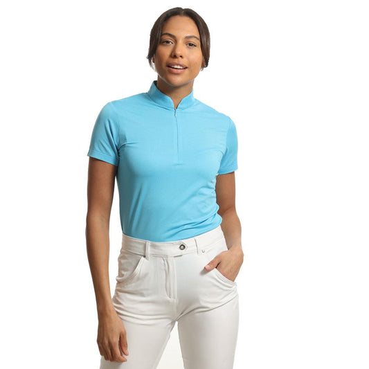 IGLTS2302 - Ladies Mandarin Collar UV Protection Polo Shirt