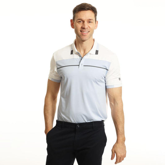 IGTS2290 - Men's Colour Block Stretch Polo Shirt