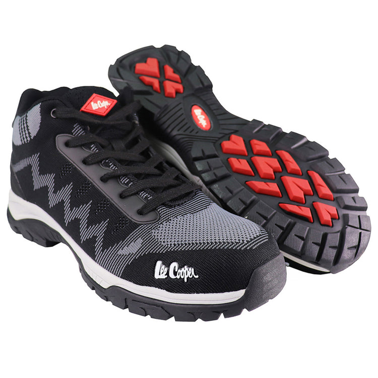 Lee Cooper Sportieve veiligheidsschoenen met stalen neus voor heren (Zwart Lee Cooper Sportieve veiligheidsschoenen met stalen neus voor heren (Zwart