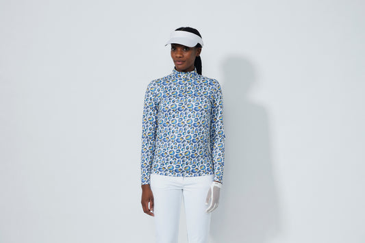 1000574 - Print Peached Half Neck