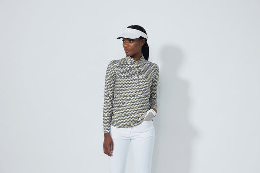 1000598 - Printed Air Long Sleeve Polo Shirt