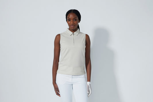 1000009 - Peoria Sleeveless Polo Top