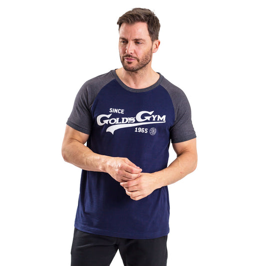 GGTS153 - Men's Vintage Print Crew Neck T-Shirt