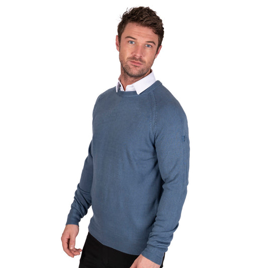 IGKNT2126 - Mens Raglan Sleeve Crew Neck Knit Jumper