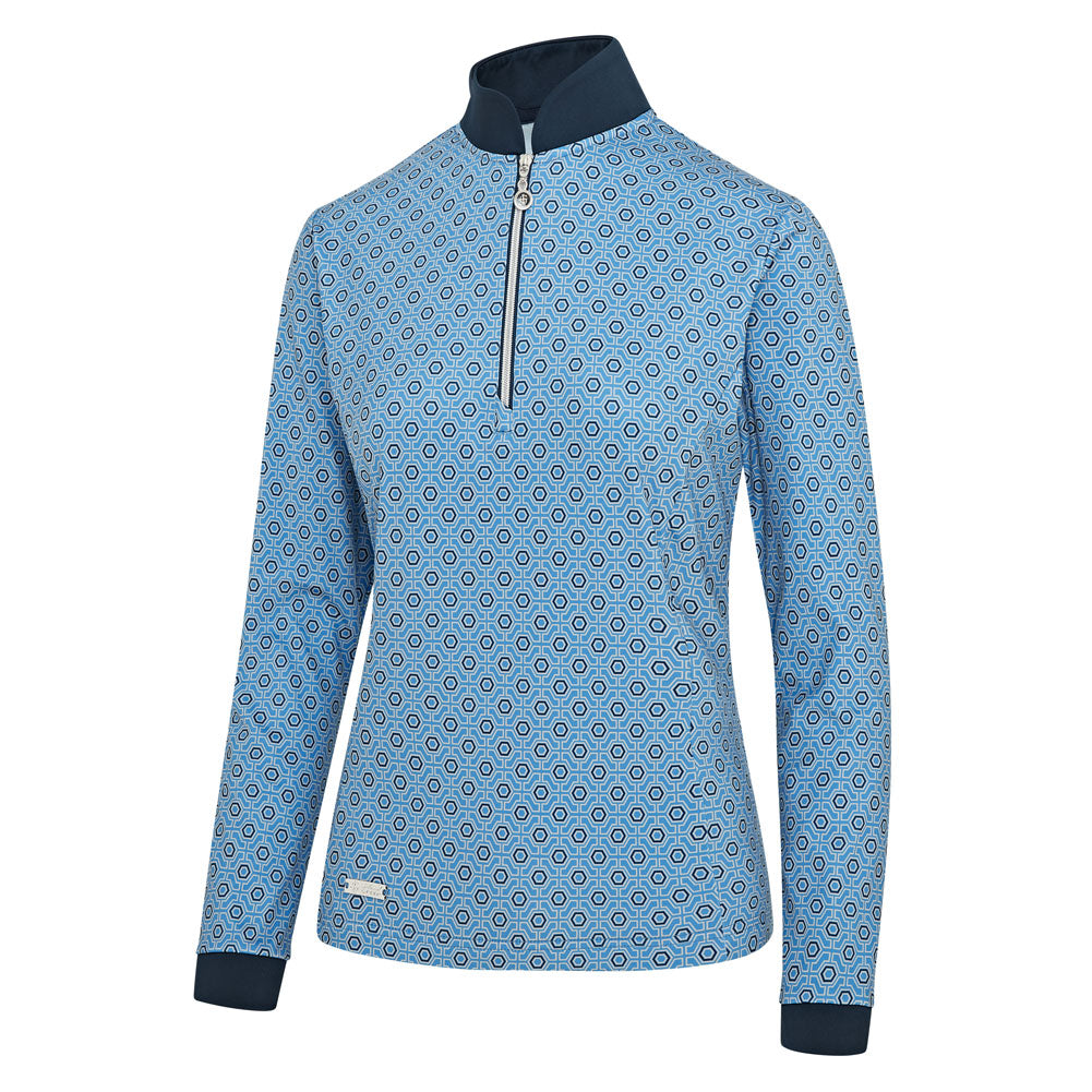 IGLTL2381 - Ladies Printed ¼ Zip Top Layer – Pan World Brands