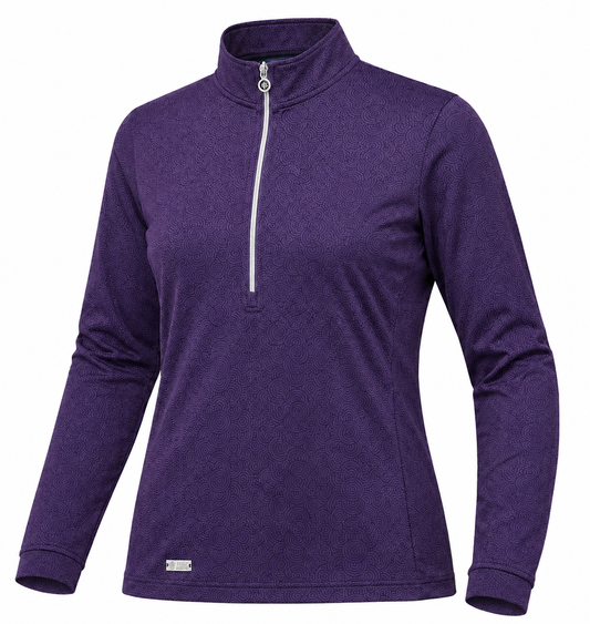 IGLTL2453 - Ladies Half Zip Printed Top Layer