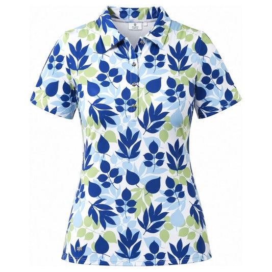 IGLTS2473 - Ladies Polo Shirt All-Over 'Petal' Print