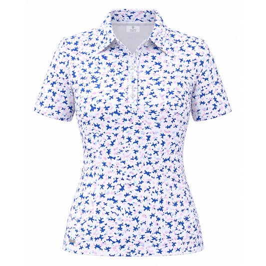IGLTS2476 - Ladies 4-Button Printed Polo Shirt