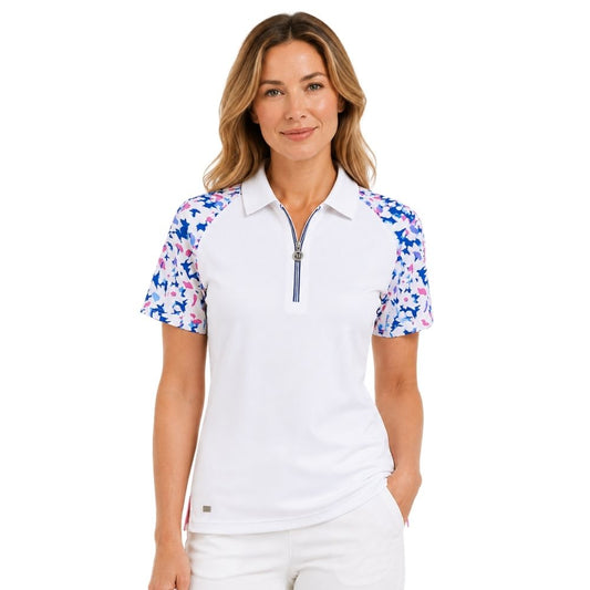IGLTS2477 - Ladies Ribbed Collar Polo Shirt