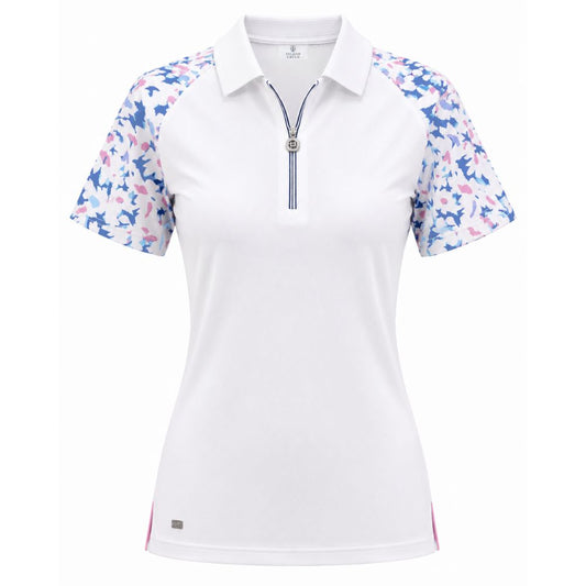 IGLTS2477 - Ladies Ribbed Collar Polo Shirt