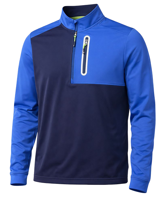 IGTOP2449 - Men’s Colour Block Quarter Zip Top Layer