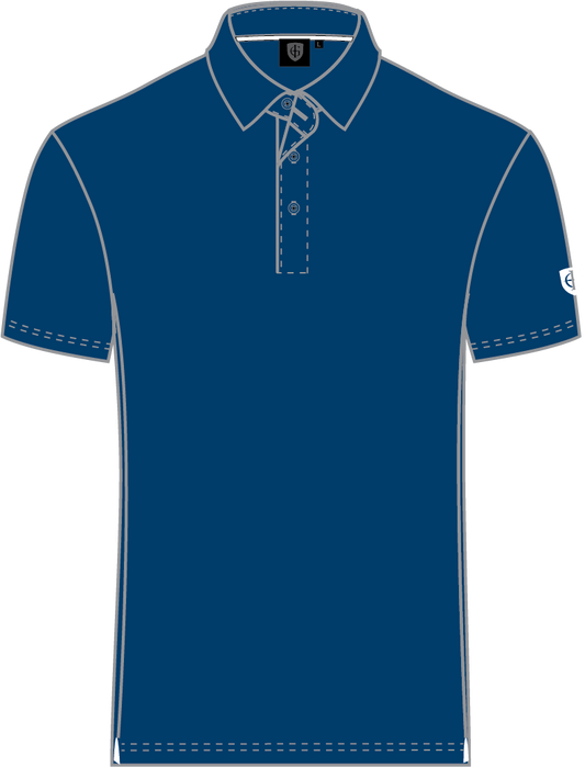 IGTS2408 - Men's Jacquard Knit Polo Shirt