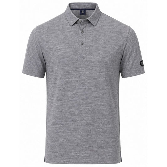IGTS2463 - Men's Wave Jacquard Polo Shirt