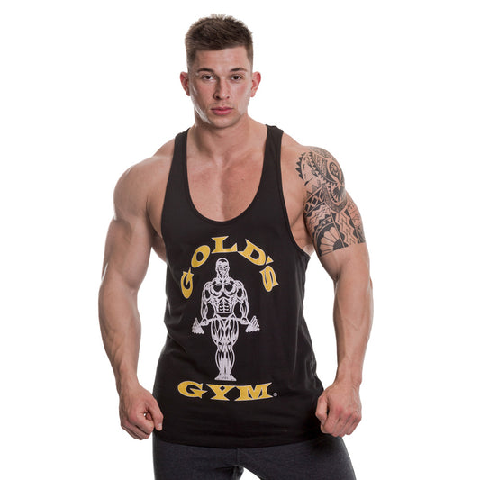 GGVST003 - Men's Muscle Joe Print Premium Stringer Vest
