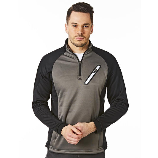 UPTOP1719 - Mens Fleece Raglan Sleeve Mid Layer