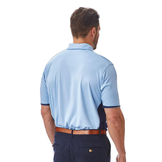 UPTS1704 - Mens Contrast Panel Polo Shirt